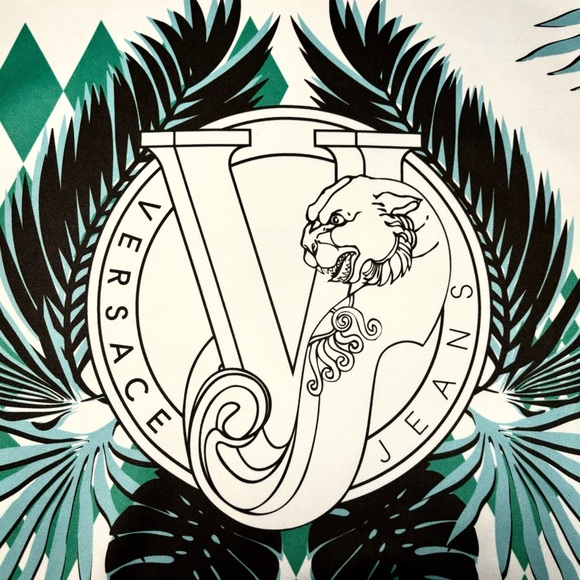 Versace Jungle Print Logo Sweatshirt - Picture 3 of 7